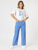 Marine Wide Leg Pant - Blue threadz