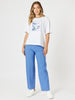 Marine Wide Leg Pant - Blue threadz