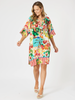 Positano Dress - Orange Multi
