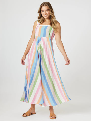 Lucy Stripe Maxi Sundress