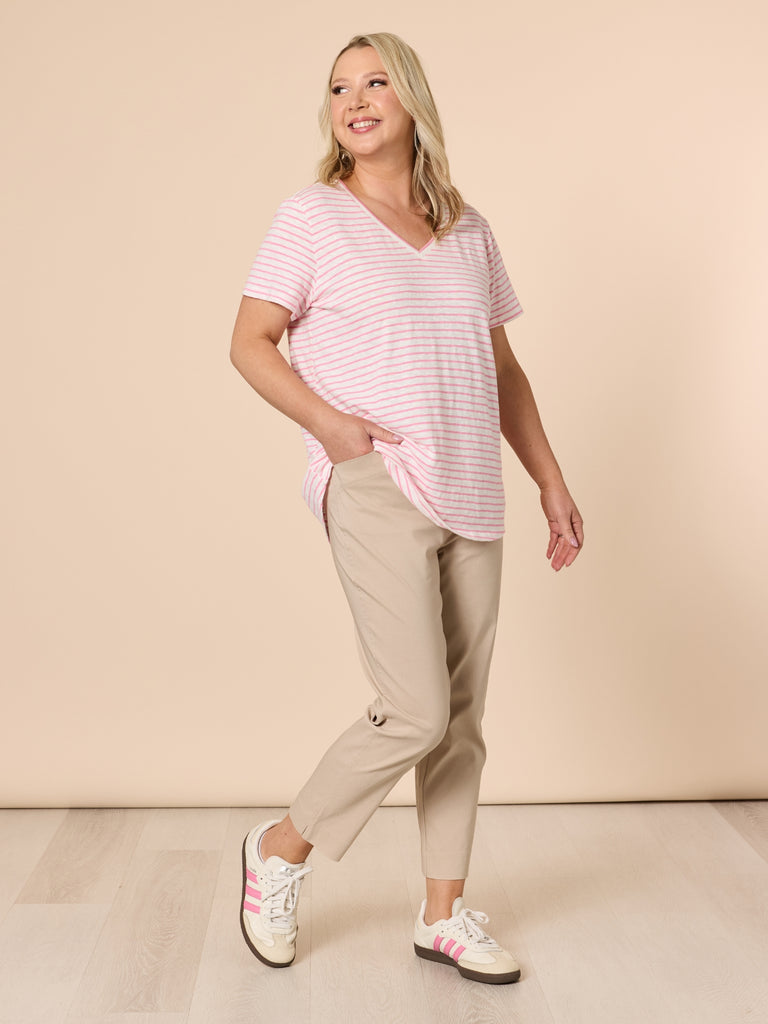 Zara Stretch Pant - Natural threadz