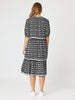 Diamonds are Forever Tier Dress - Black White