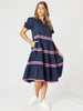 Ric Rac Dress - Navy threadz
