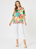 Luzia Twin Button Pant - White threadz clarity