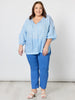 Zara Stretch Pant - Blue