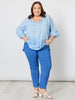 Zara Stretch Pant - Blue