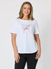 Christmas Martini Tee - White
