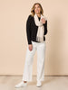 Cosy Fringe Scarf - Chalk