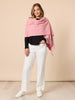 Cosy Fringe Scarf - Pink