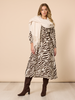 Metropolitan Animal Print Dress - Natural Multi