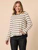 Wall Street 2 in 1 Top - Ivory Black
