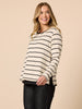 Wall Street 2 in 1 Top - Ivory Black