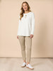 Hearts Square Tee - Ivory