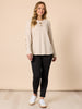 Hearts Square Tee - Natural