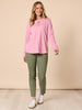 Hearts Square Tee - Pink