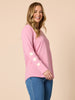 Hearts Square Tee - Pink