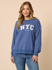 The NYC Sweatshirt - Denim Blue