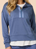Urban City Zip Sweatshirt - Denim Blue