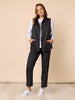 St Moritz Reversible Quilted Vest - Black