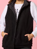 St Moritz Reversible Quilted Vest - Black