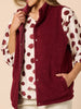 St Moritz Reversible Quilted Vest - Shiraz