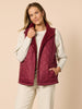 St Moritz Reversible Quilted Vest - Shiraz