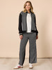 Empire Spliced Pant - Black Ivory