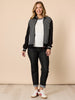NYC Sports Embroidered Top - Ivory