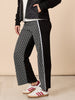 Empire Spliced Pant - Black Ivory