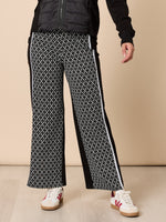 Empire Spliced Pant - Black Ivory