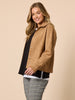 Downtown Faux Suede Jacket - Caramel