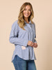  Liberty Stripe Print Shirt - Blue/ White