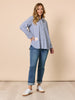 Liberty Stripe Print Shirt - Blue/ White