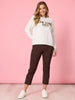 Zara Stretch Pant - Coffee
