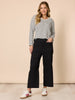 Marine Wide Leg Pant - Black