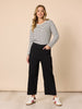 Marine Wide Leg Pant - Black