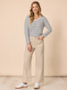 Marine Wide Leg Pant - Natural
