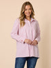 Off the Cuff Stripe Print Shirt - Red/ White