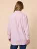 Off the Cuff Stripe Print Shirt - Red/ White