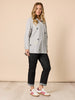 The Retro Cuff Straight Leg Jean - Black