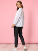 Elise Spot Print Top - White