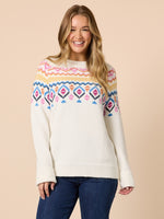 Chevalier Knit - Ivory Multi