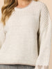 Chic Heart Knit - Ivory