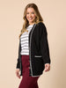 Slalom Heart Cardi - Black