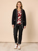 Slalom Heart Cardi - Black