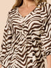 Metropolitan Animal Print Dress - Natural Multi