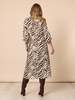 Metropolitan Animal Print Dress - Natural Multi