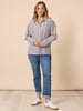 Urban Stripe Shirt - Coffee White