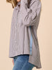 Urban Stripe Shirt - Coffee White