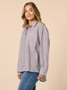 Urban Stripe Shirt - Coffee White